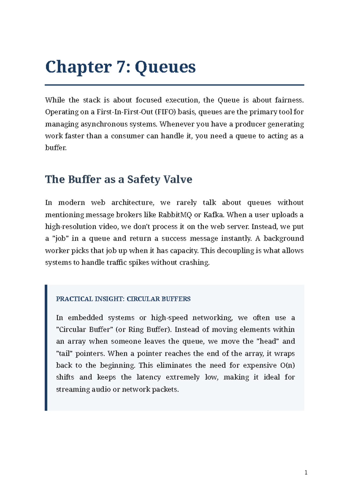 Chapter 7: Queues - Mastering Information Flow in Systems - Studocu