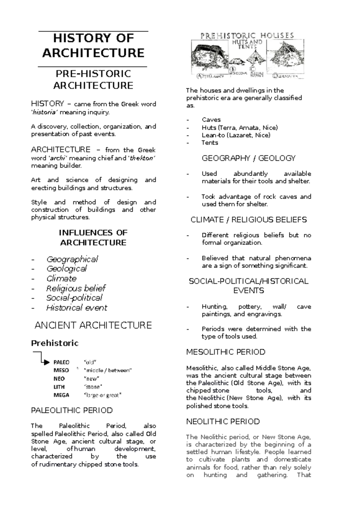 M1 Final Exam Study Notes: History of Architecture Insights - Studocu