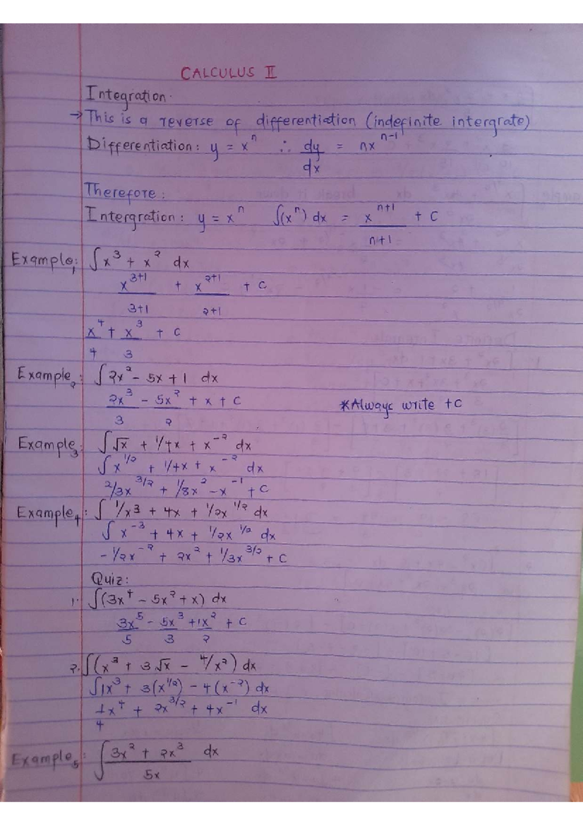 Calculus II - Lecture notes - Calculus 2 - ) ) { Y \ g, A DN e \ { T ...