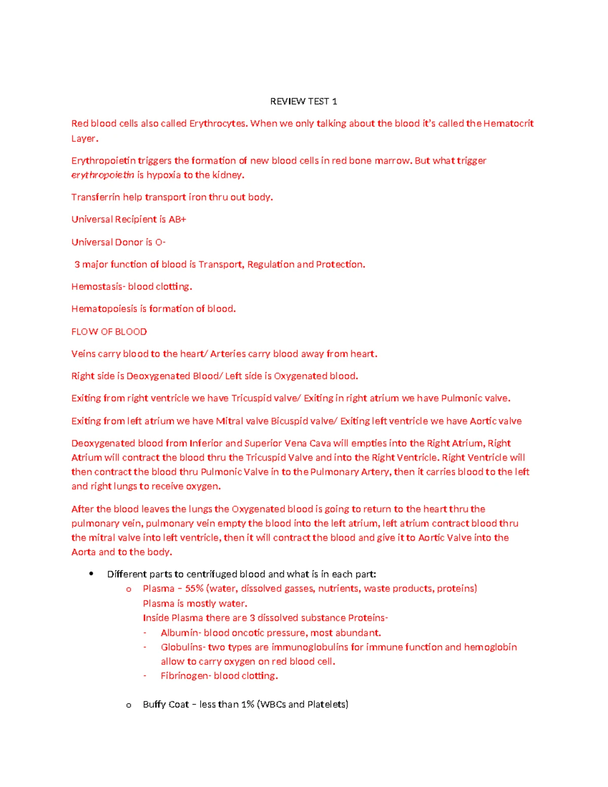 Lab Report: Week 1 - Introduction to Blood & Antibodies in Hematology ...