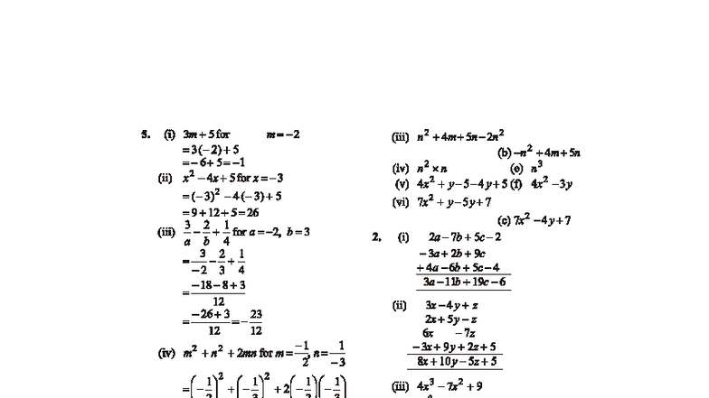 Mathematics-121: Comprehensive Notes on Algebra and Polynomials - Studocu