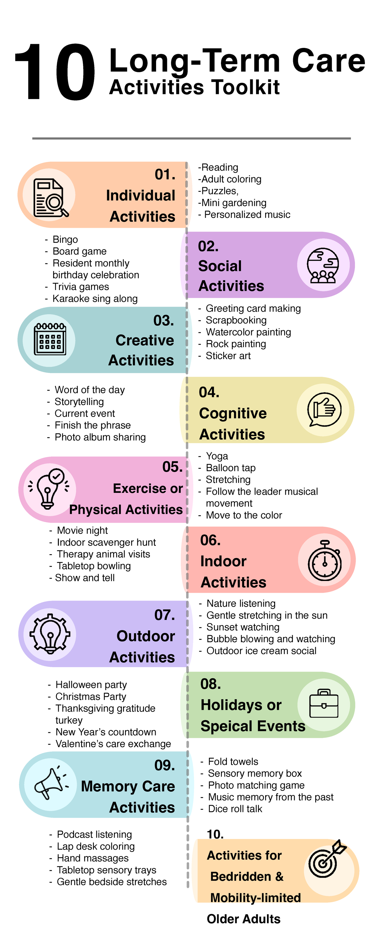 10 Long Term Care Activities Toolkit: Engaging Activities for Residents ...