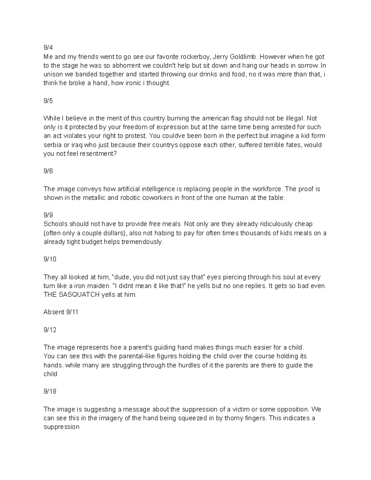 Quickwrite 2 - Summary of Key Concepts in Freud's Theories - Studocu