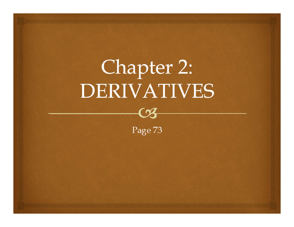2.1. Derivatives and rates of change - Page The problem of finding the ...