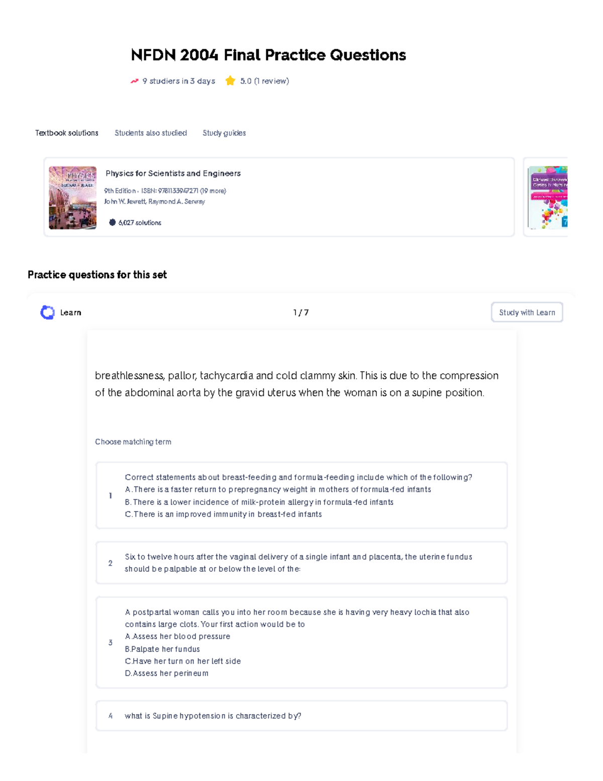 NFDN 2004 Final Exam Practice Questions & Study Guide - Studocu