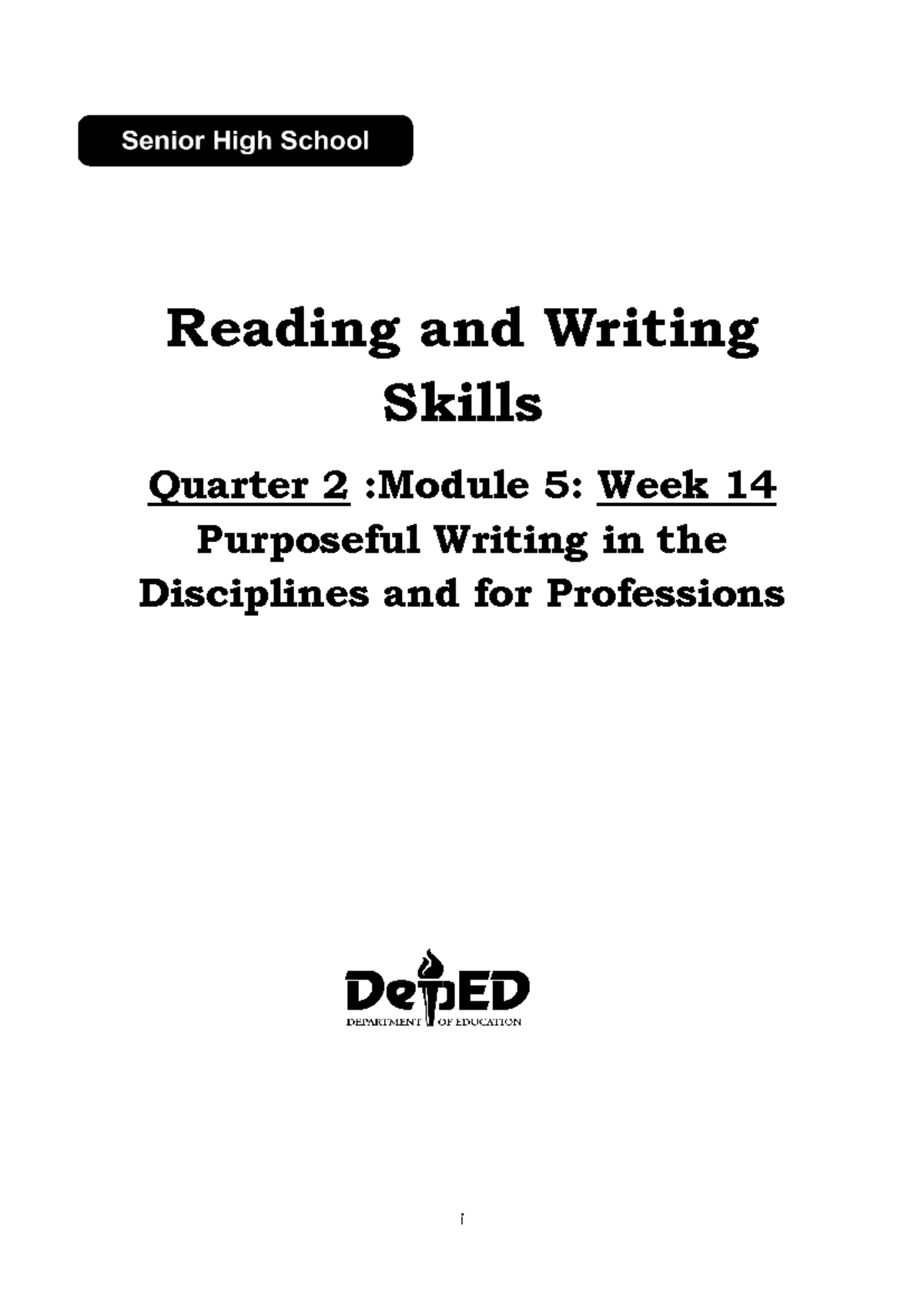 Module 5 Week 14 Lessons 5 and 6: Position Paper & Résumé Writing - Studocu