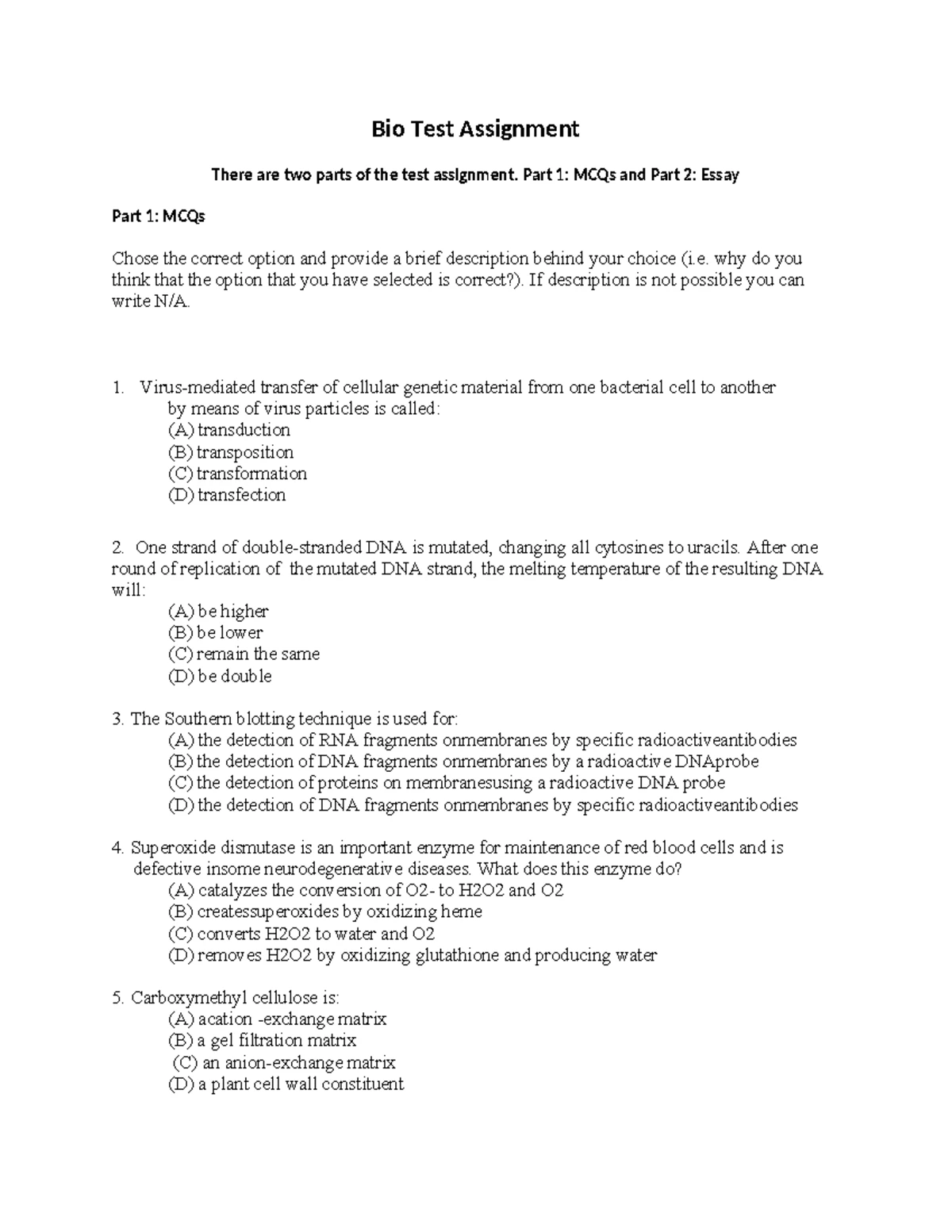 RPPF 6 Biology: Reflections on Planning and Progress for EE - Studocu