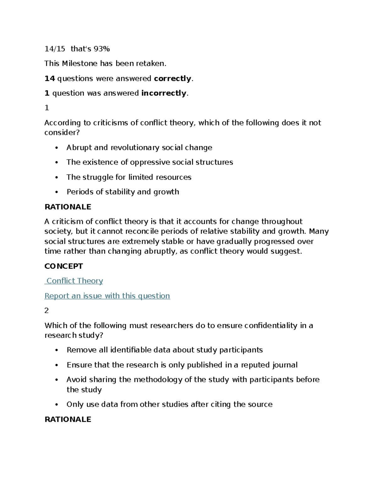 Sociology Unit 1 Milestone 1: Key Concepts and Theories Explained - Studocu