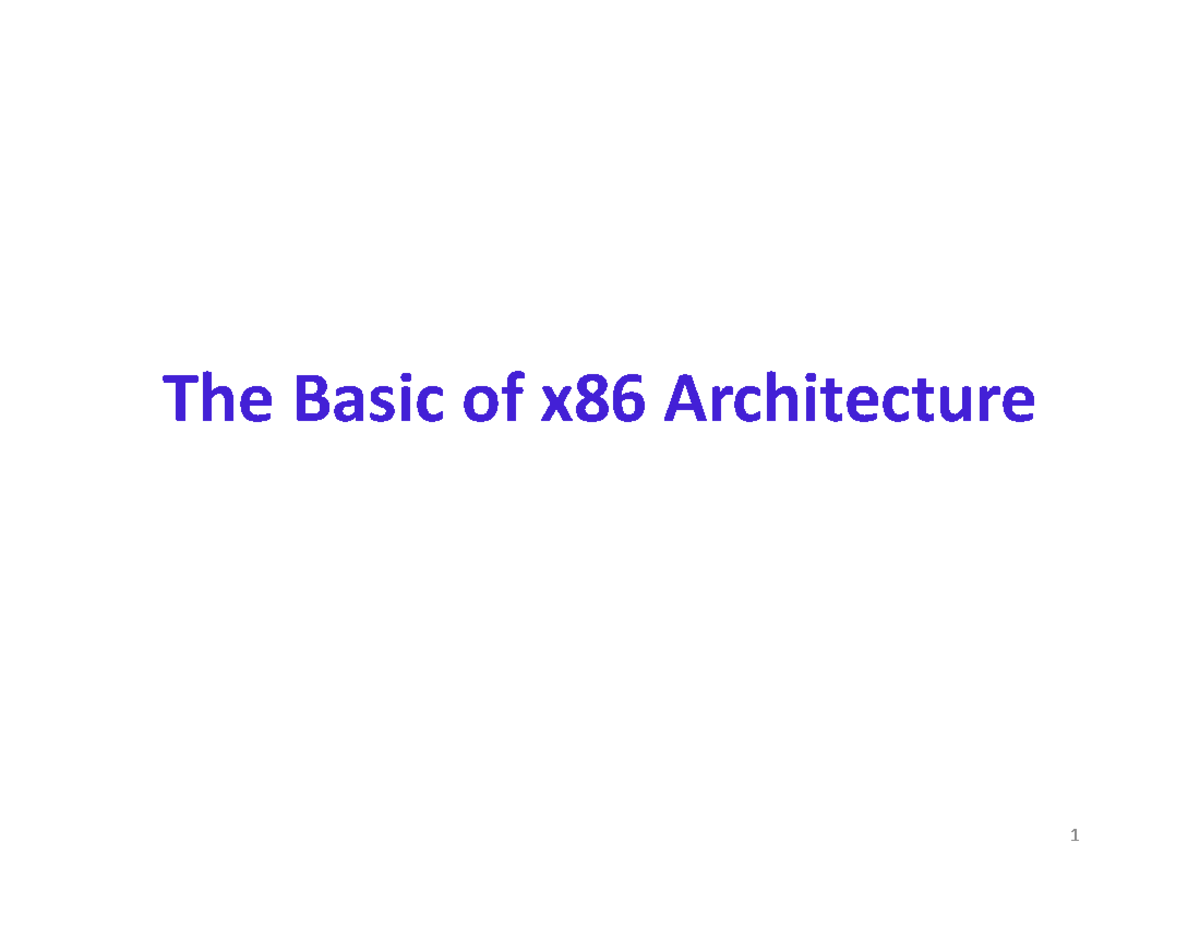 Assembler on x86 Platform 3: Understanding Microprocessor Registers ...