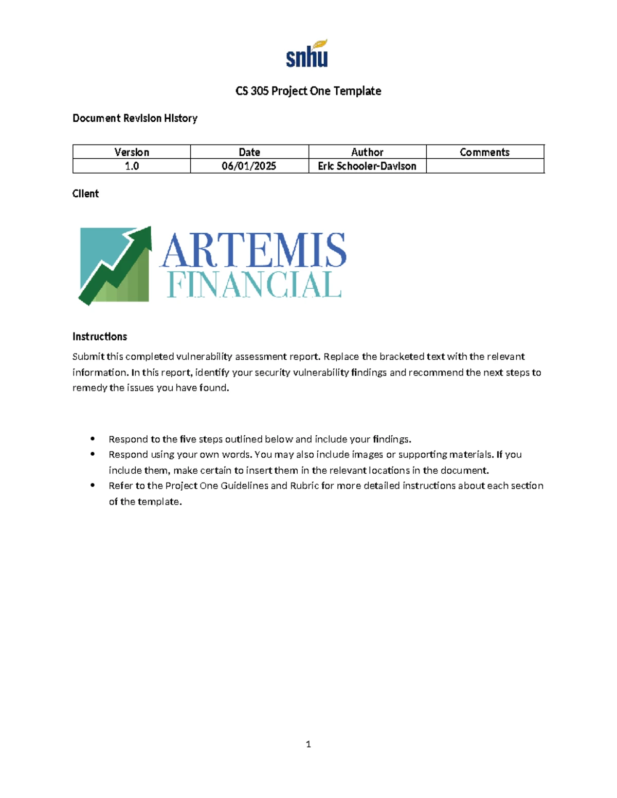CS 305 Module Two Coding Assignment: Dependency Check & Vulnerabilities ...