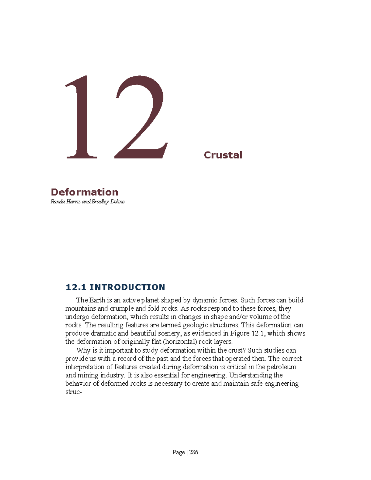 Geology Lab Manual: Crustal Deformation Overview (GEOL 101) - Studocu