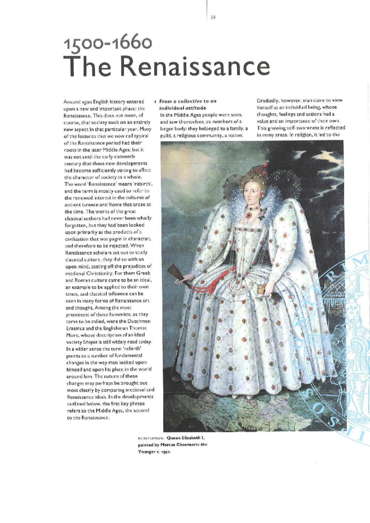 Renaissance Insights: Key Changes in English History (ENG 101 ...