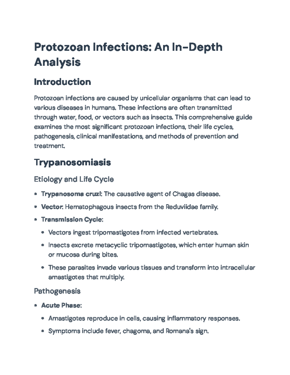 Protozoan Infections: Life Cycles, Symptoms, & Treatment Methods ...