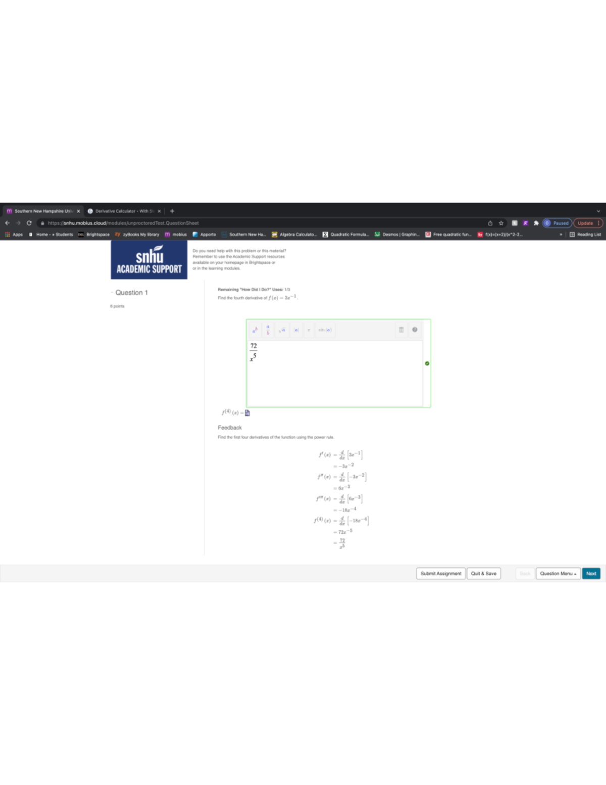 Module 4 Problem Set: Derivatives and Critical Points Analysis - Studocu