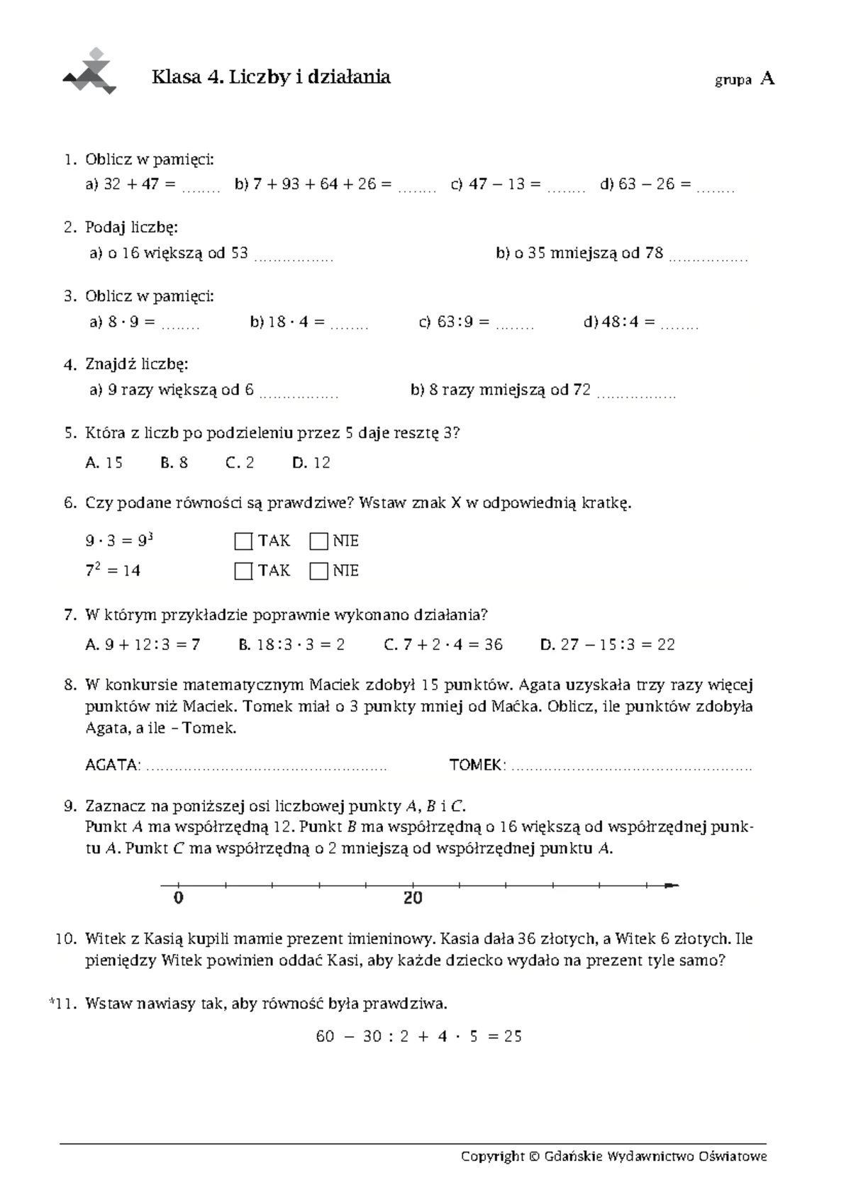 Matematyka z kluczem -kl.5 npp całość - matematyka - Studocu