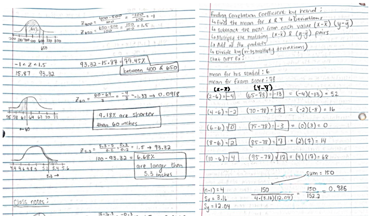 Cheat sheet exam 1 - MATH 147 - x x̅ Y y - Studocu