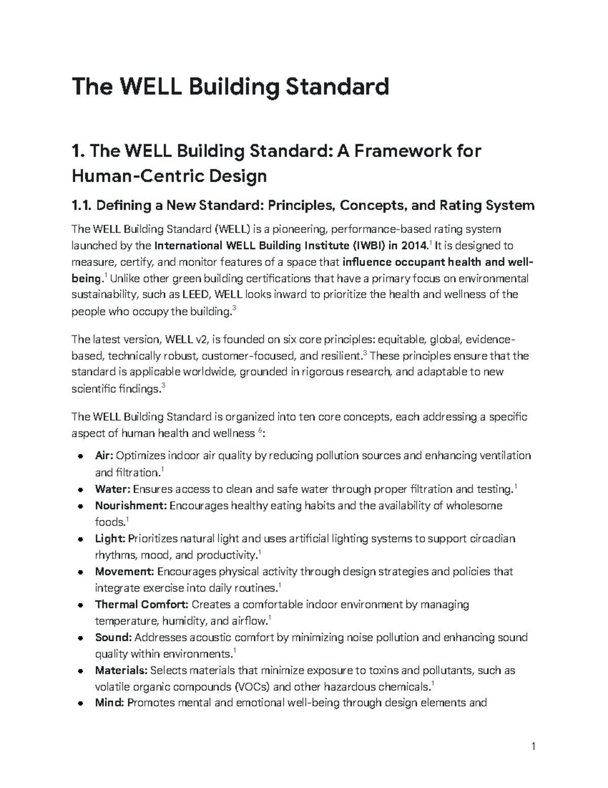 The WELL Building Standard: Mitigating Sick Building Syndrome - Studocu