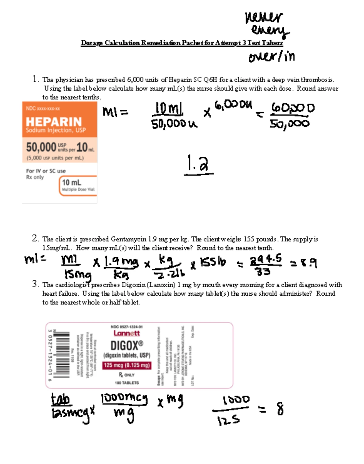 Clinical Packet 7: Fundamental Patient Assessments for Clinical Skills ...