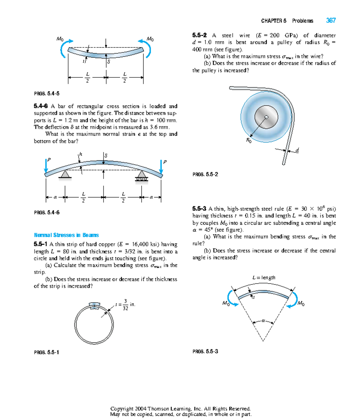 Mechanics of Materials Problems Set (65) - Strain & Stress Analysis ...