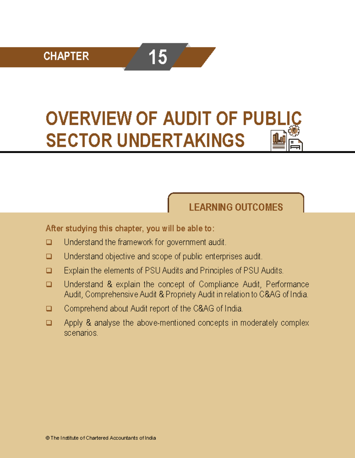 CHAPTER 7: OVERVIEW OF AUDIT OF PUBLIC SECTOR UNDERTAKINGS - CA FINAL ...