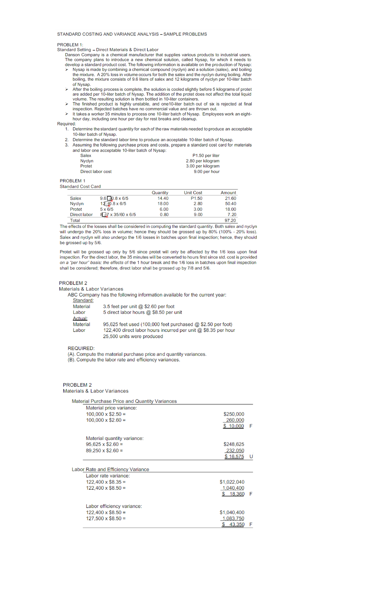 accounting 201 or the requisite of 202 - Bachelor of Science and ...