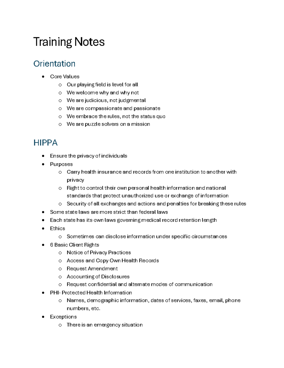 ABA Training Measurement Techniques & Behavior Analysis Notes - Studocu