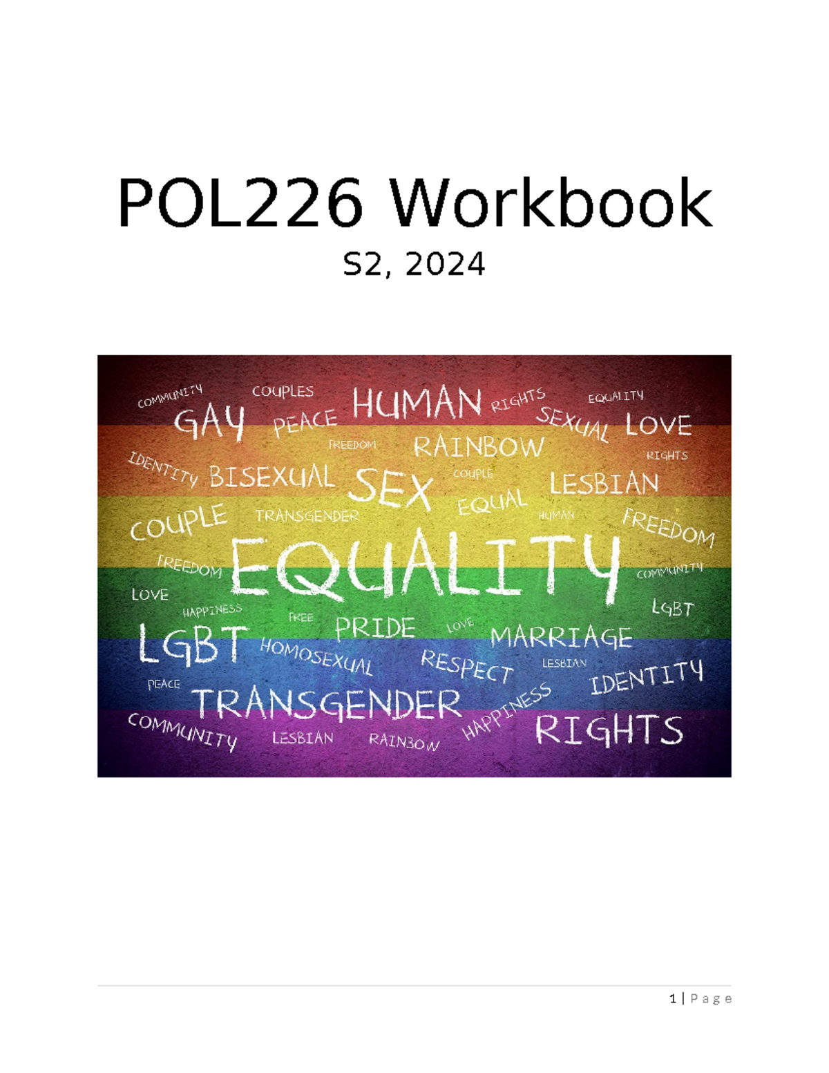 POL226 Workbook for S2 2024: Assessment Submission Guidelines - Studocu