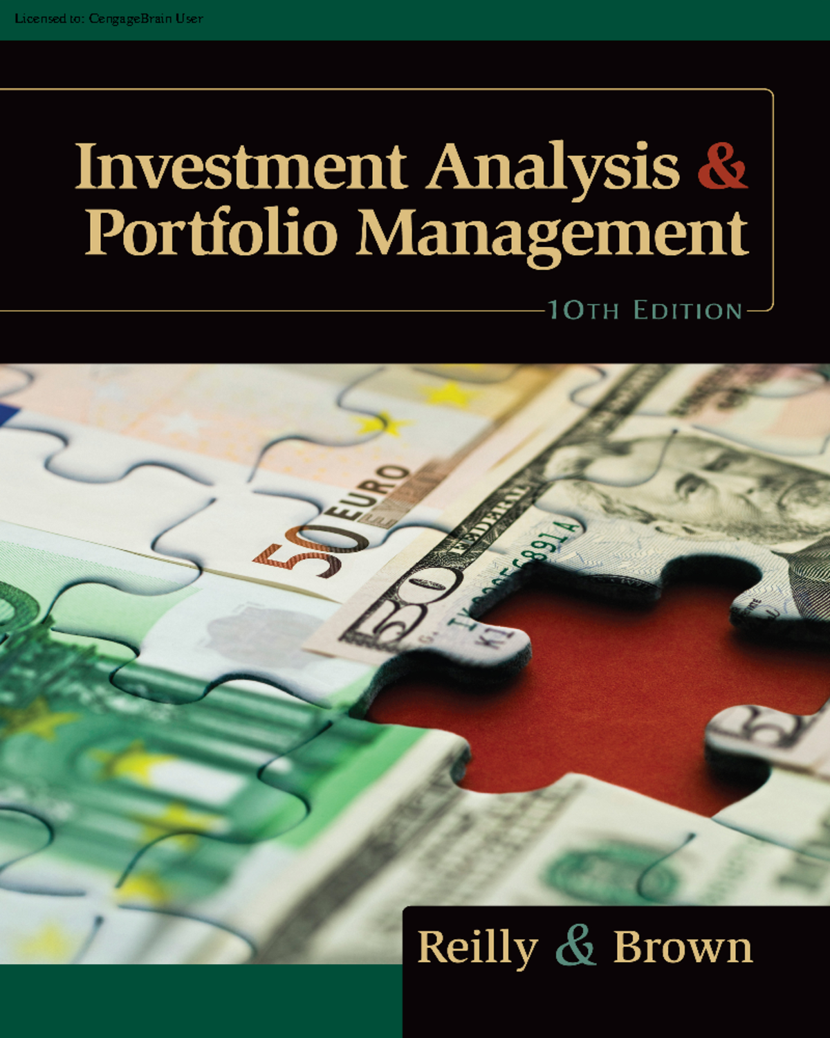 Investment Analysis & Portfolio Management, 10th Edition