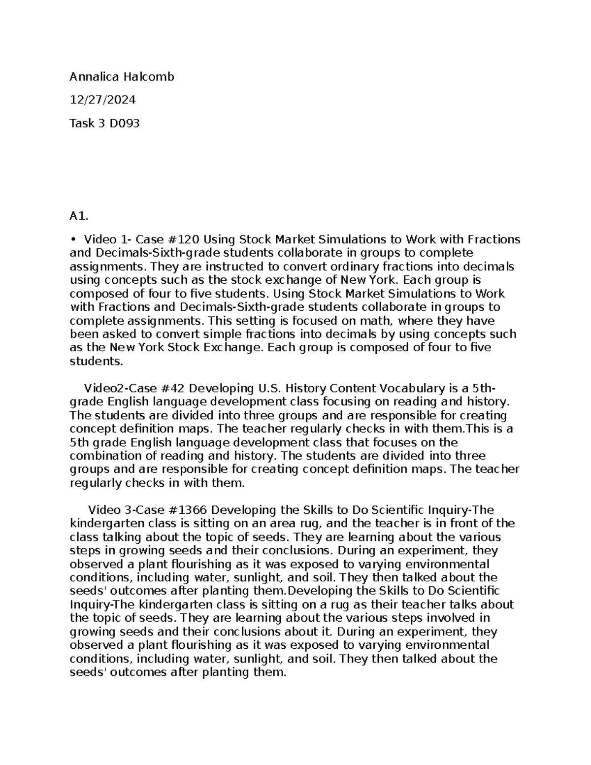 The Outlining Method: Literacy Environment & Instruction Strategies ...