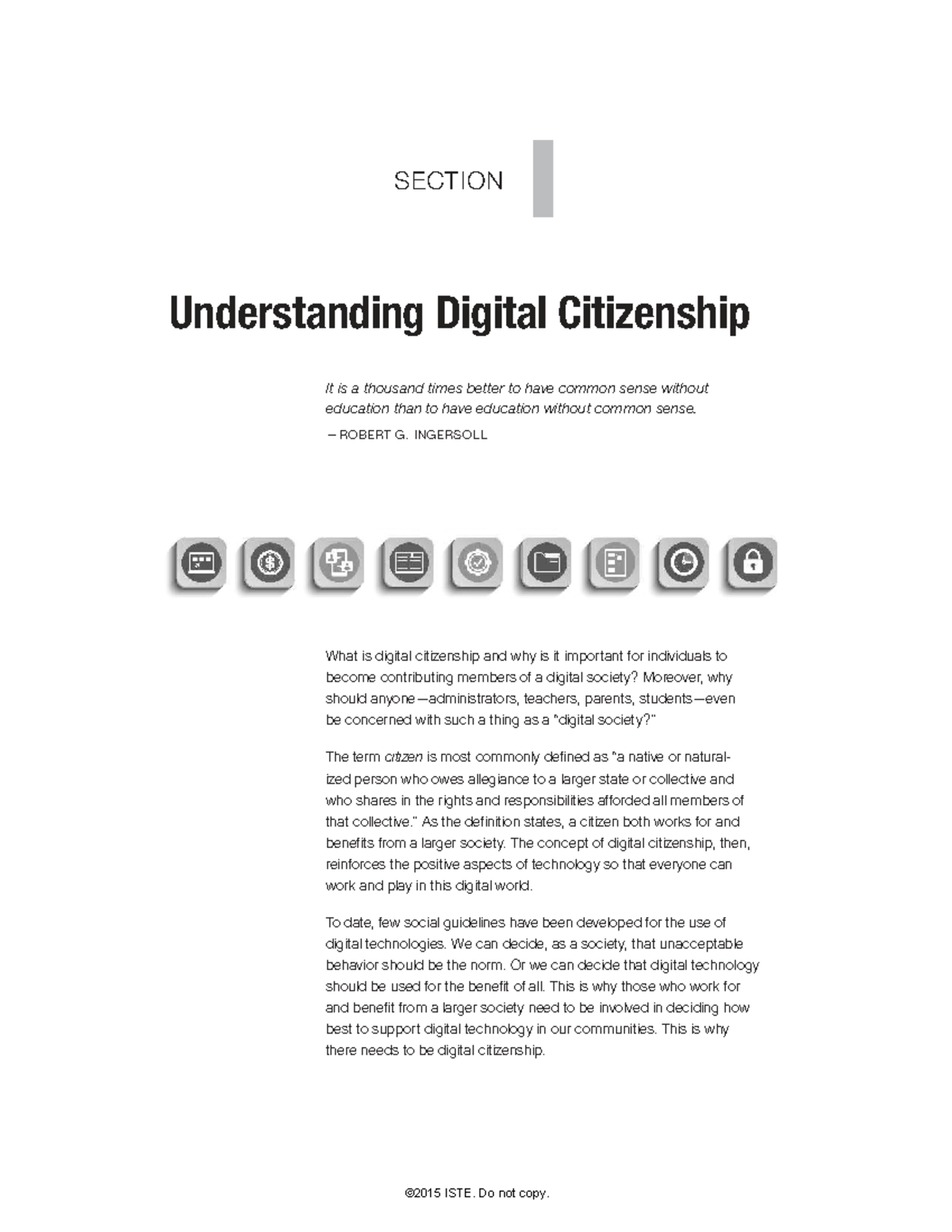 Understanding digital citizenship ribble 2015 - What is digital ...