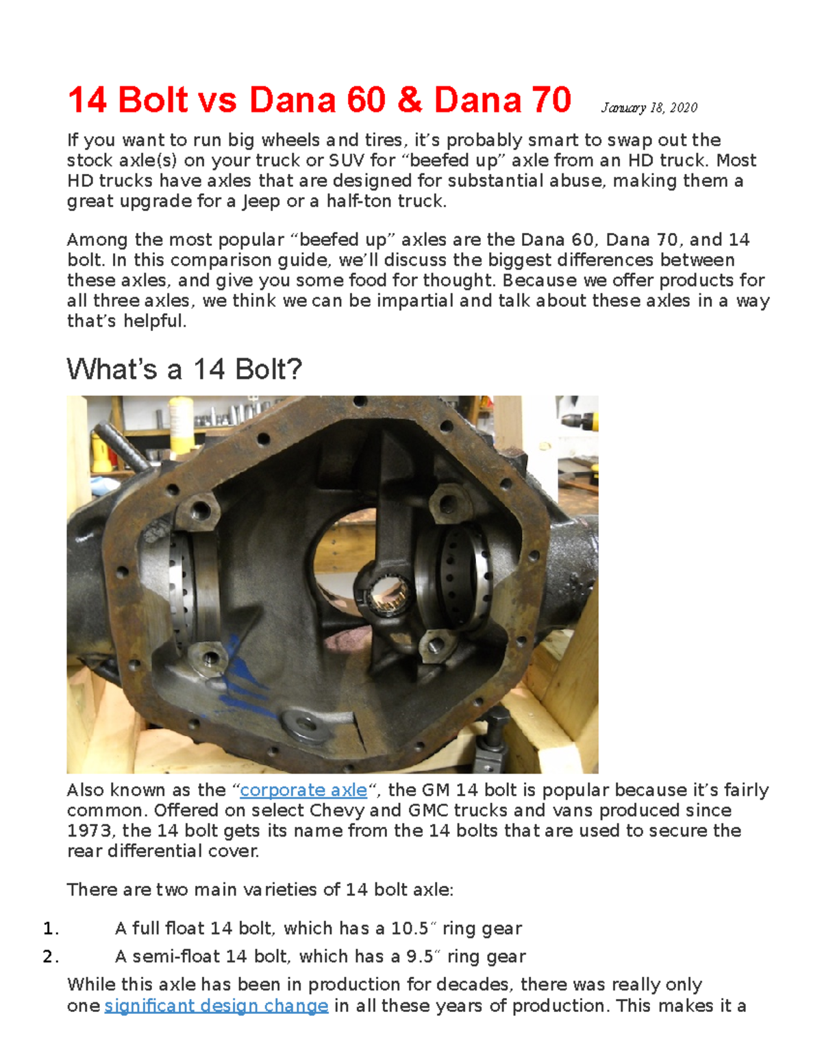 Diagrama Del Eje Delantero Del Ford Dana 60