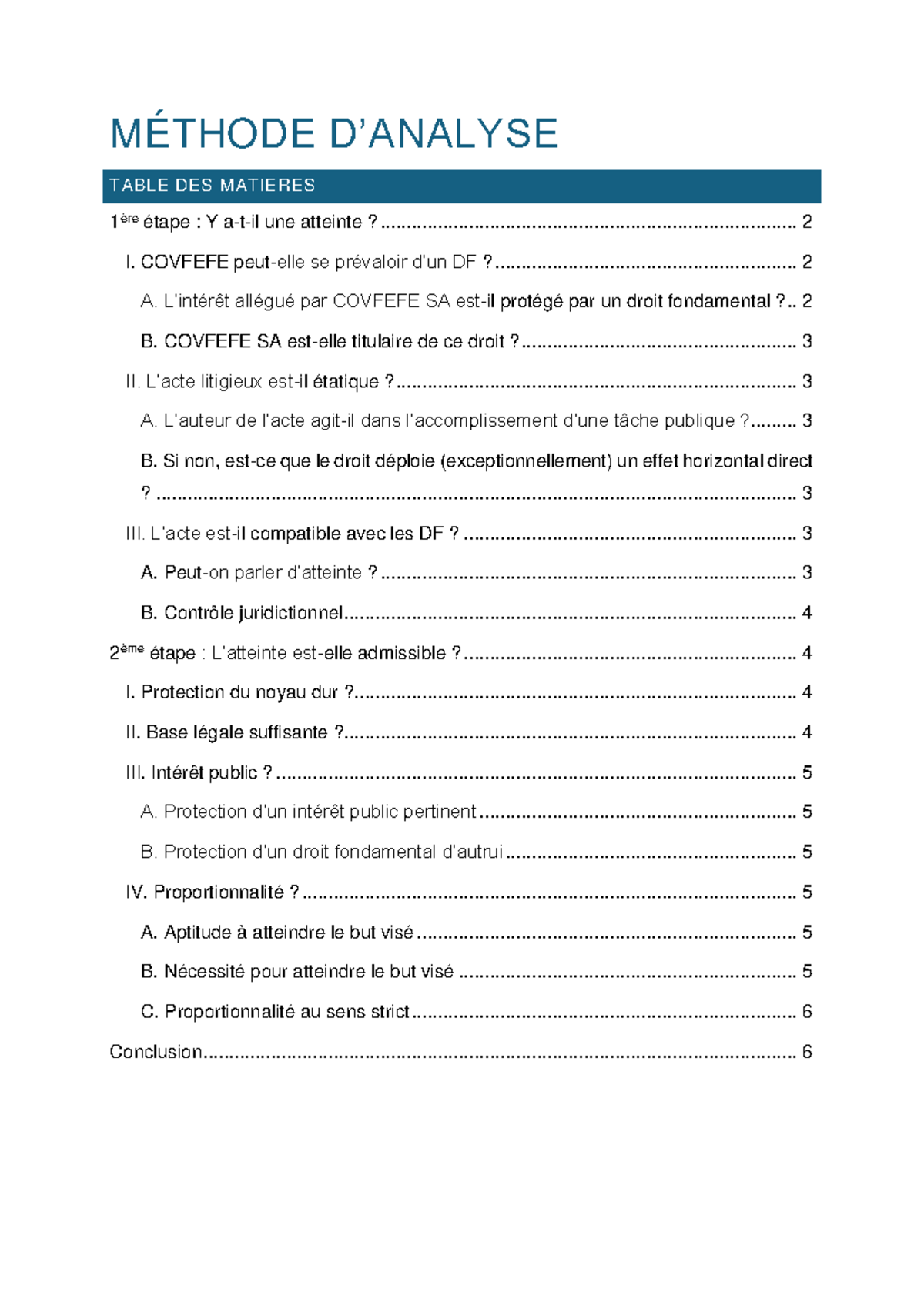 Analyse du Cas COVFEFE: Méthodologie et Droits Fondamentaux - DF 2017 ...