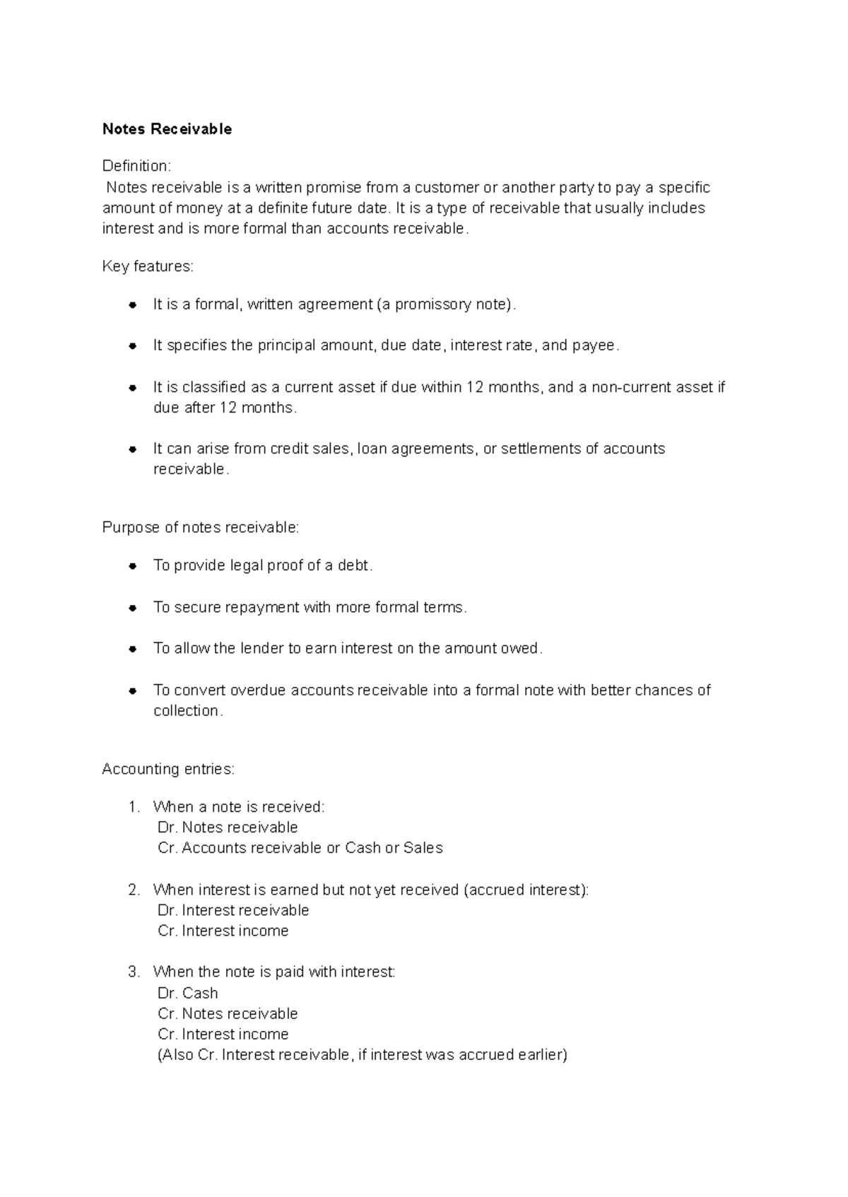 Accounts Receivable (AR) Overview: Definition & Key Concepts - Studocu