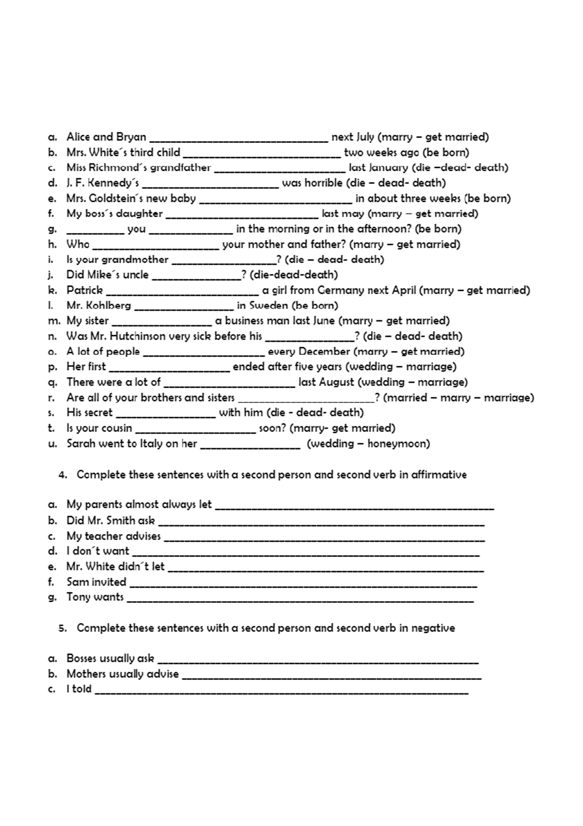 English Exercises for Language Practice and Proficiency Enhancement ...