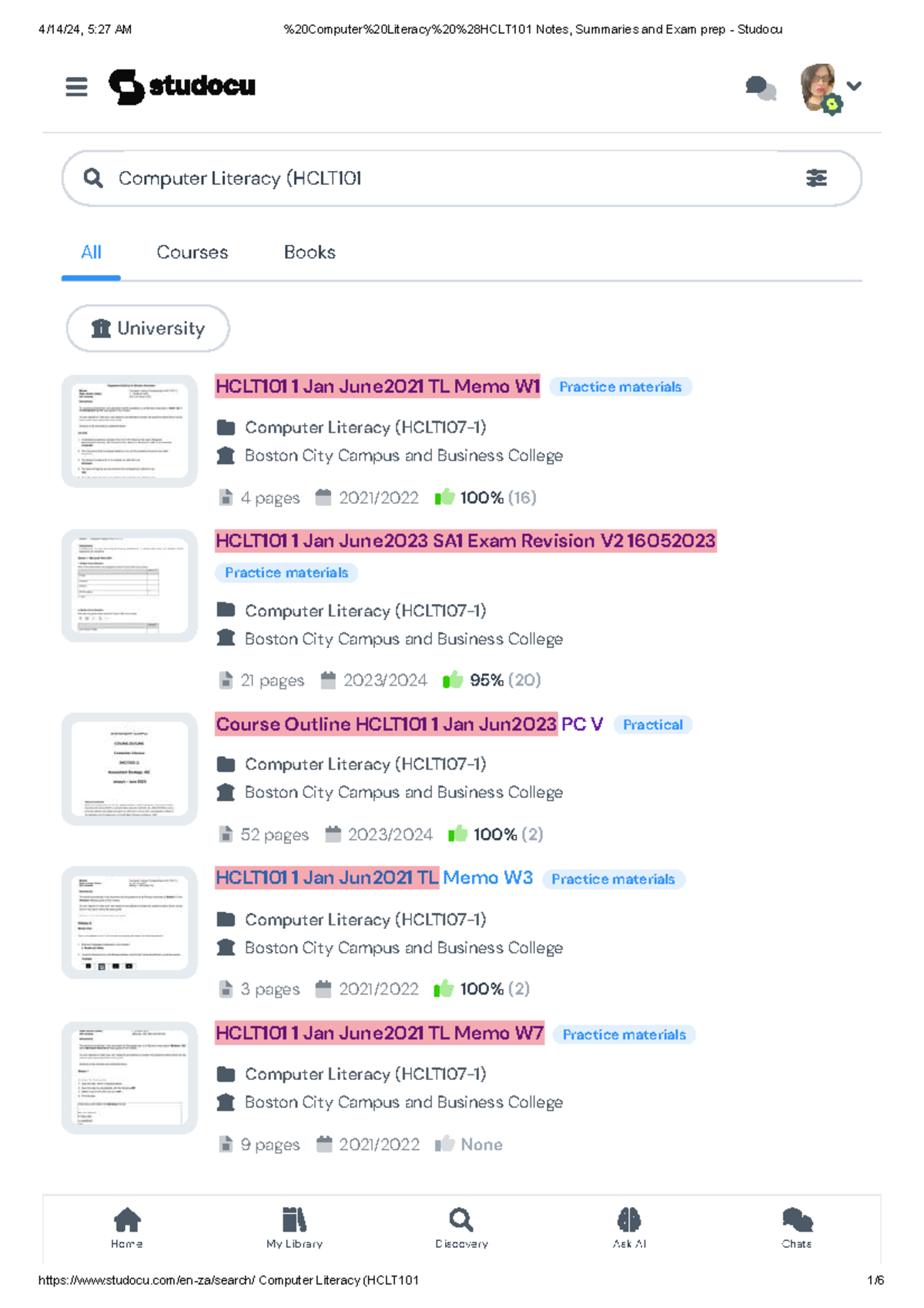HCLT101 Exam Prep and Notes Compilation for Computer Literacy - Studocu