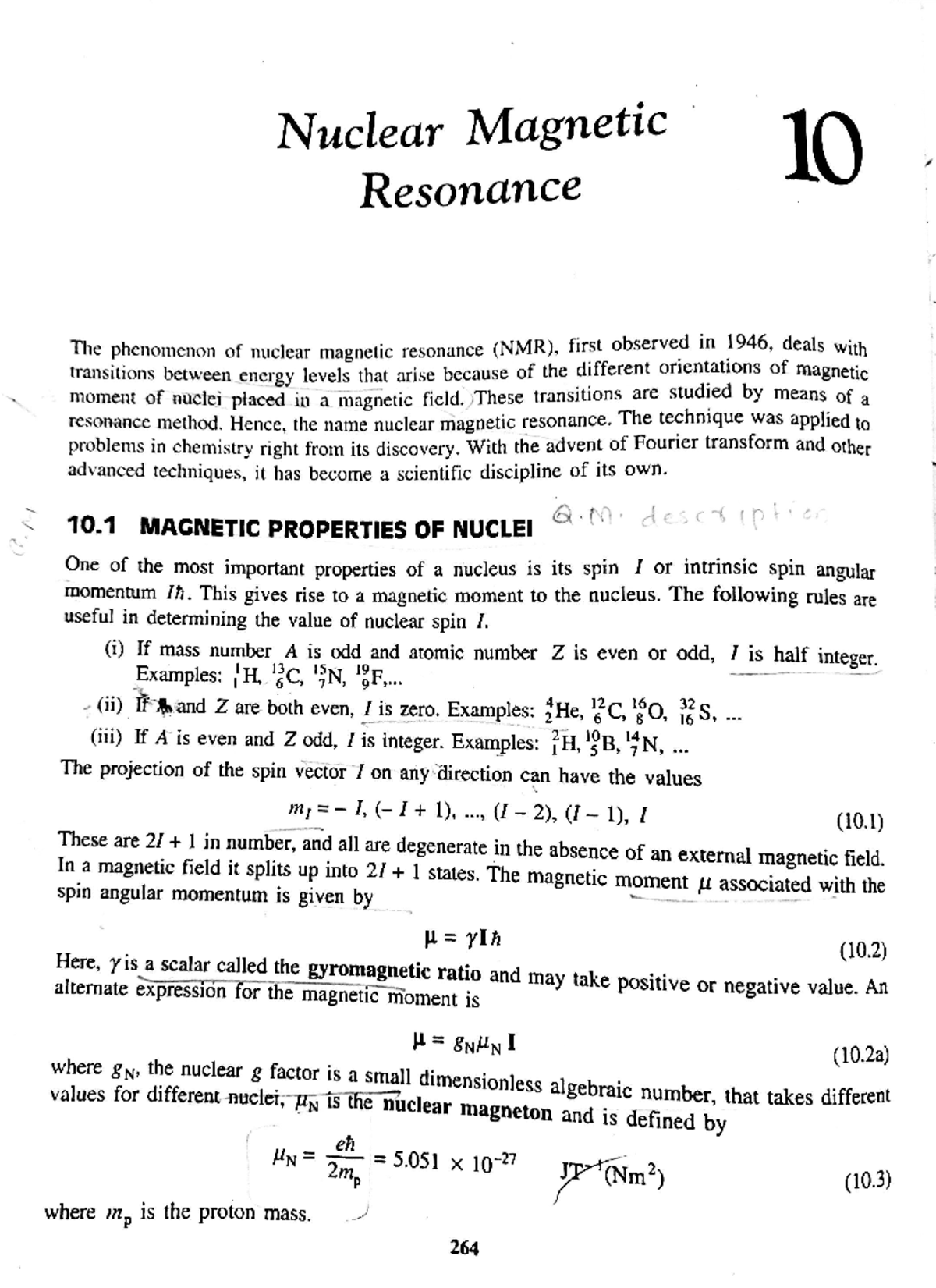 Nuclear Magnetic Resonance: An Overview of Principles and Applications ...