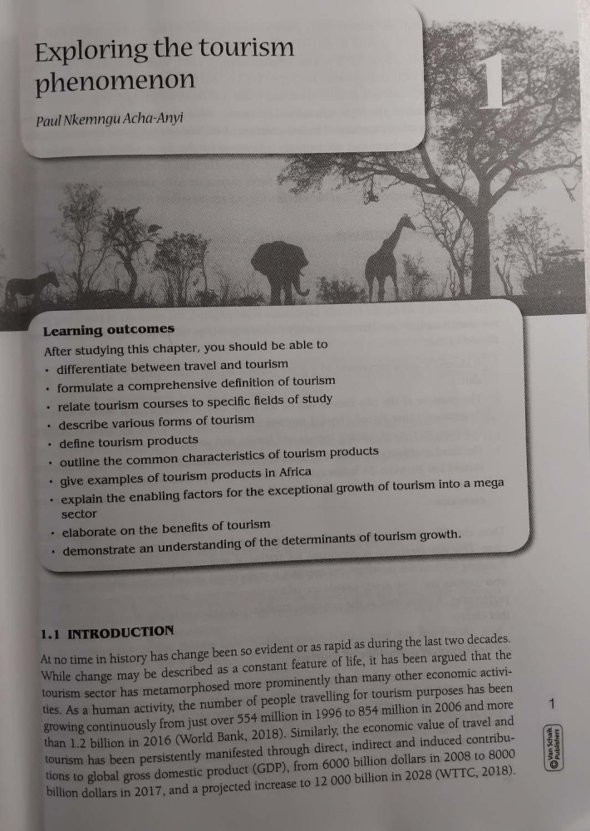 Exploring the Tourism Phenomenon Insights and Impacts (Course Code N