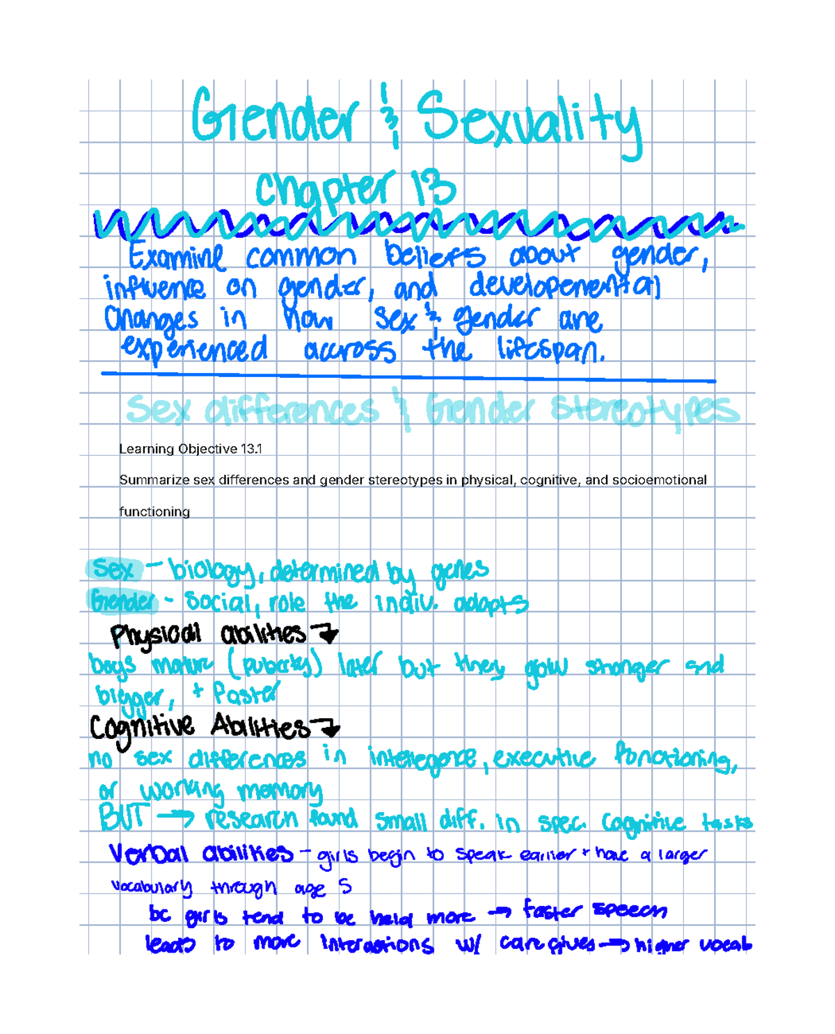 Chapter 13 - Gender and Sexuality: Developmental Influences and ...