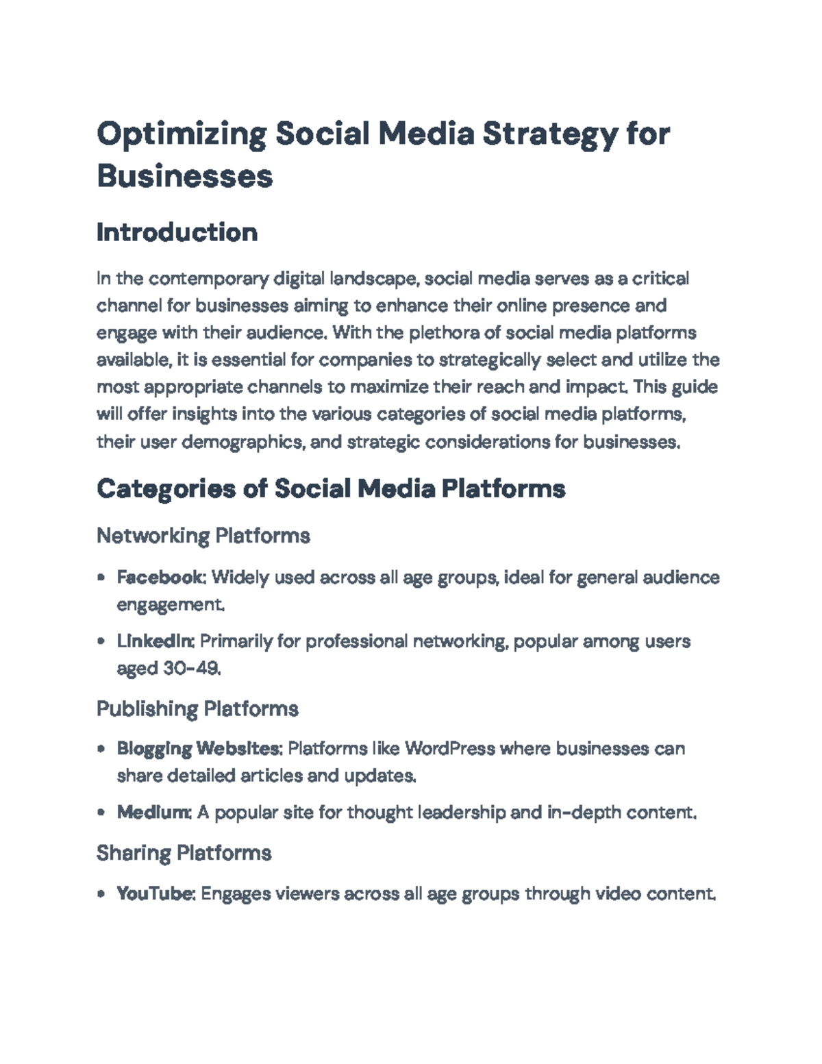 Optimizing Social Media Strategy for Businesses: Effective Techniques ...