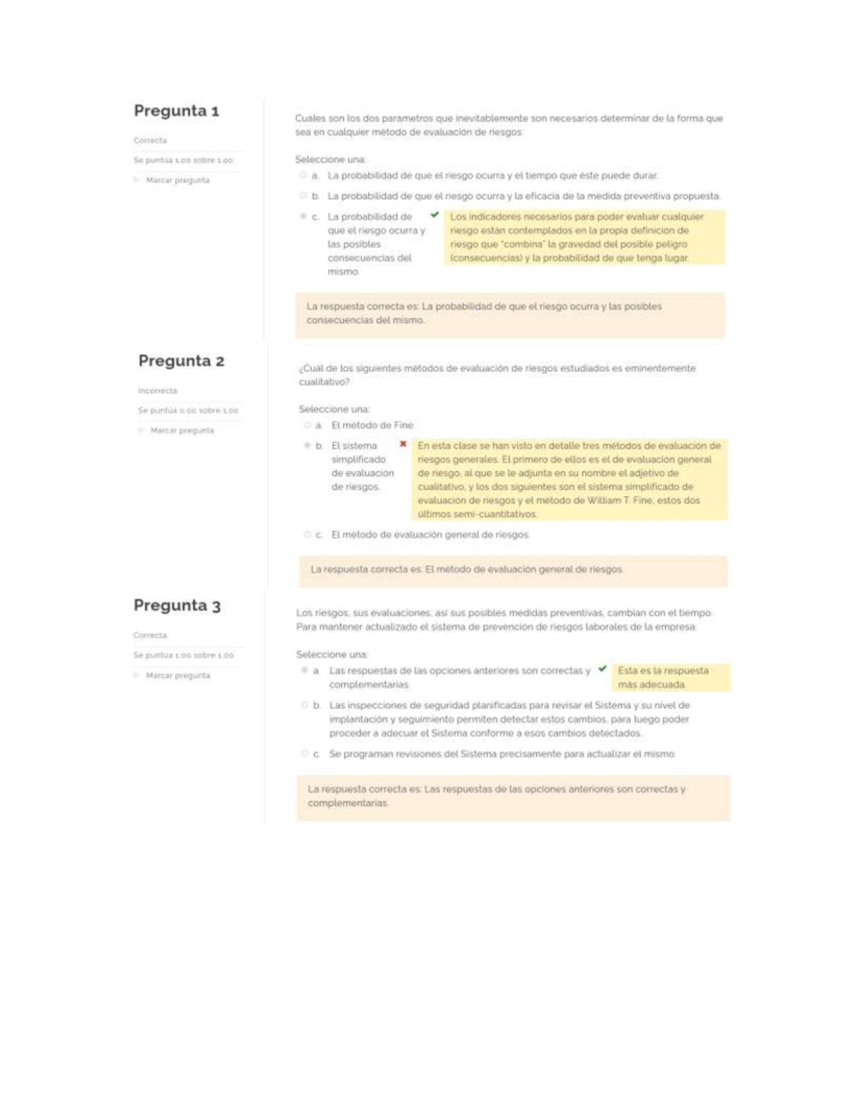 Evaluación de Riesgos en Seguridad y Salud en el Trabajo (c2) - Studocu