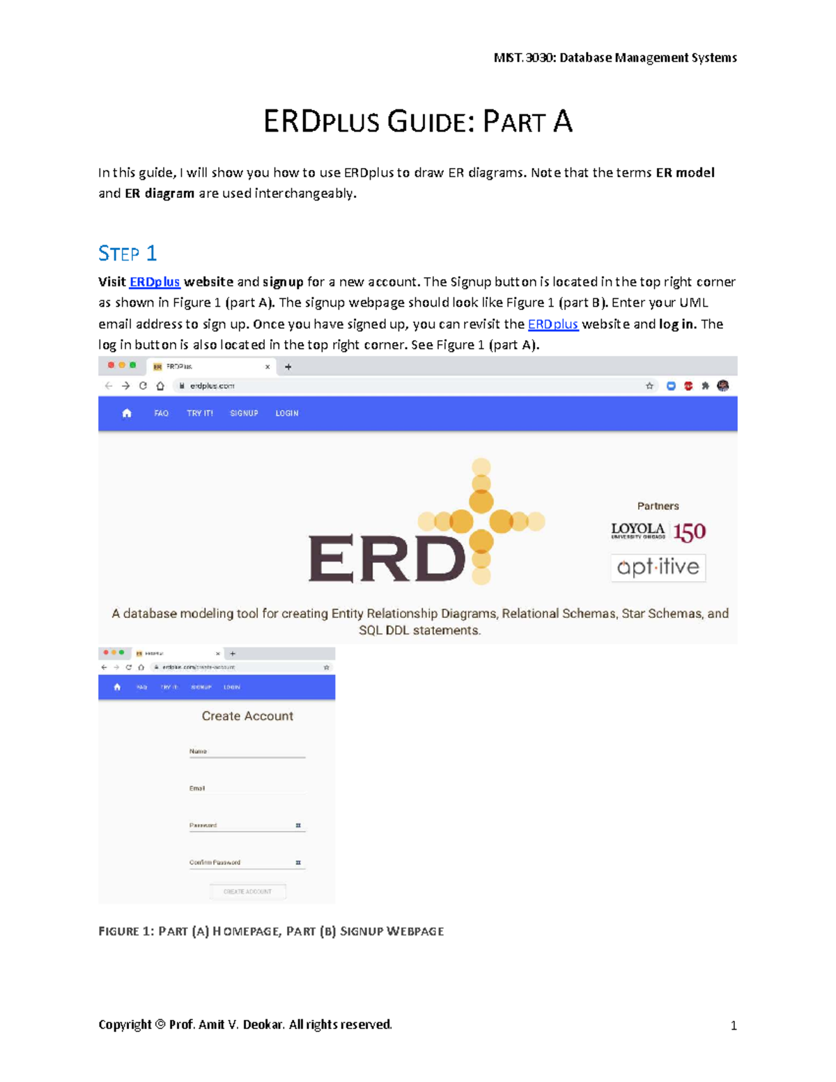 MIST.3030: ERDplus Guide for Database Management - Studocu
