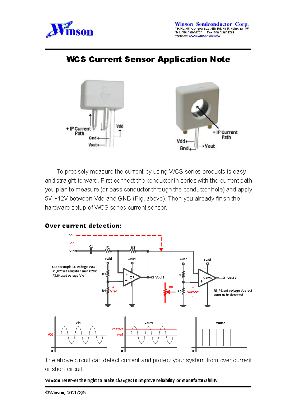 WCS Current Sensor Application Note: Measurement & Calibration Guide ...