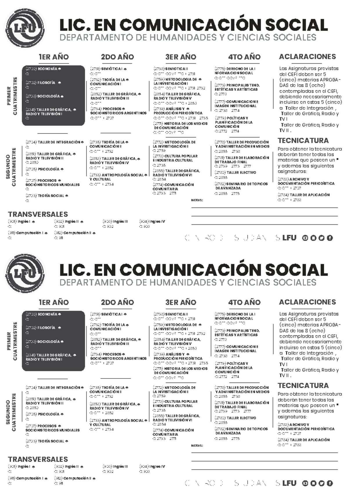 Planes DE Estudio Humanidades Imprimir - LIC. EN COMUNICACIÓN SOCIAL ...