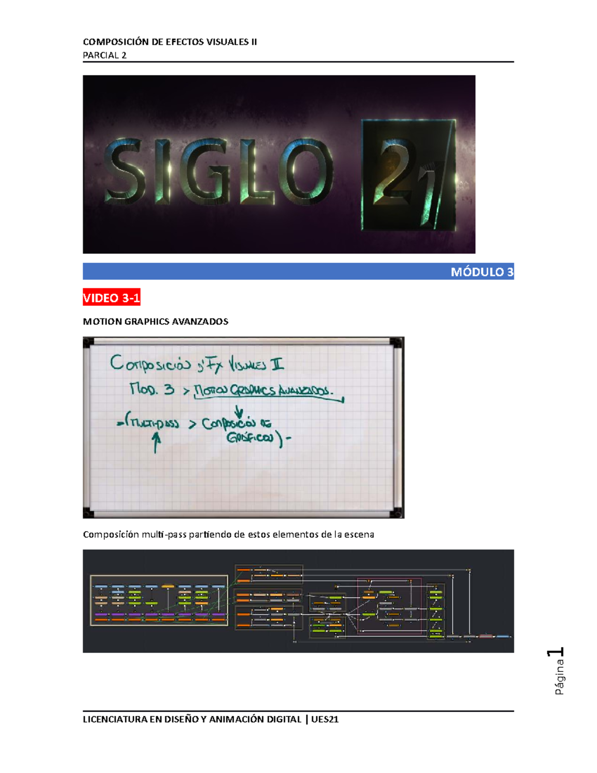 Parcial 2 Resumen De Composición De Efectos Visuales Ii Ues21 Studocu