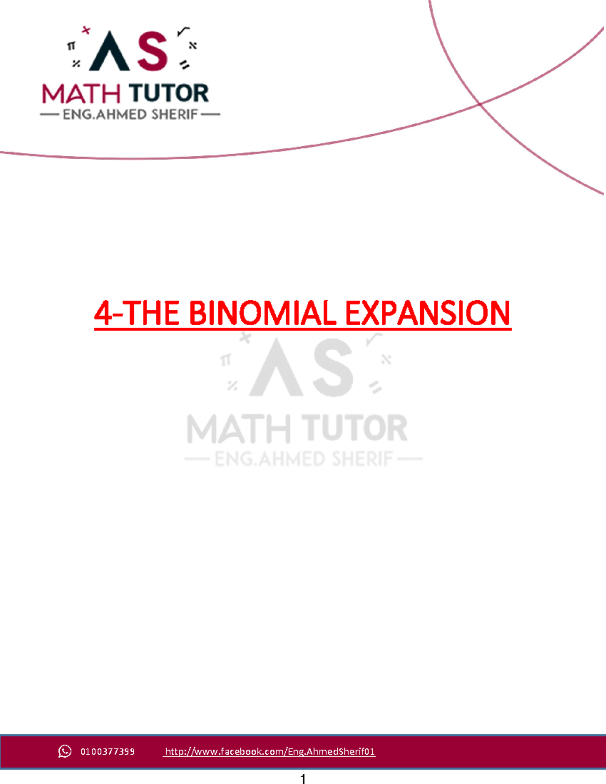 Binomial Expansion Notes (C2) - Key Concepts and Examples - Studocu