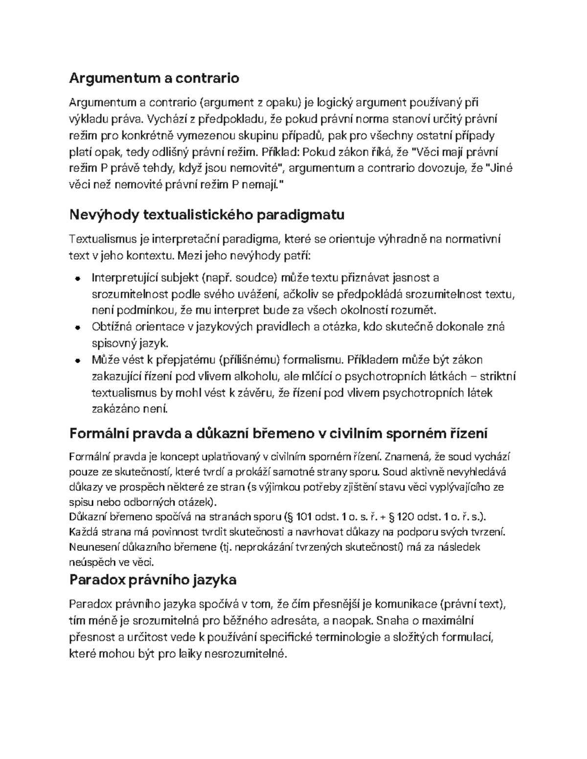 Teorie práva 2 - Poznámky k výkladu a interpretaci právních norem - Studocu