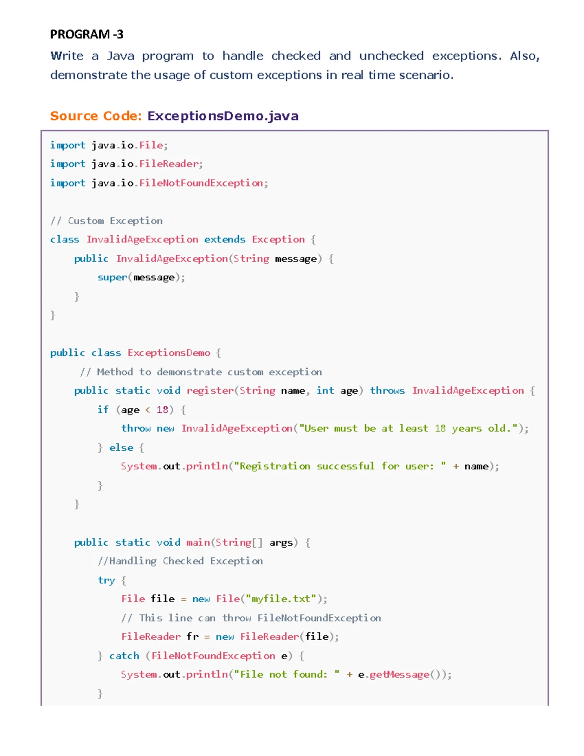 Java Program-7: CRUD Operations on Student Table Using JDBC - Studocu