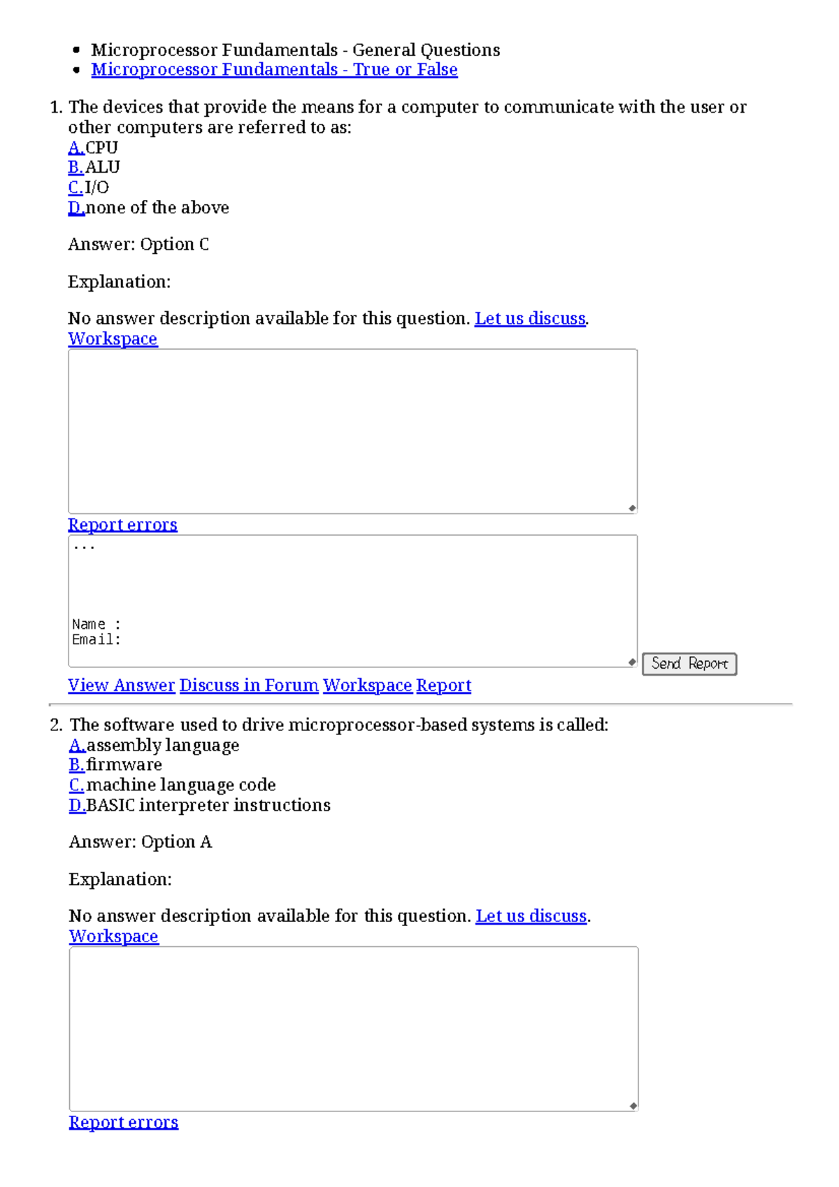 Microprocessor Fundamentals - Digital Electronics Questions and Answers ...