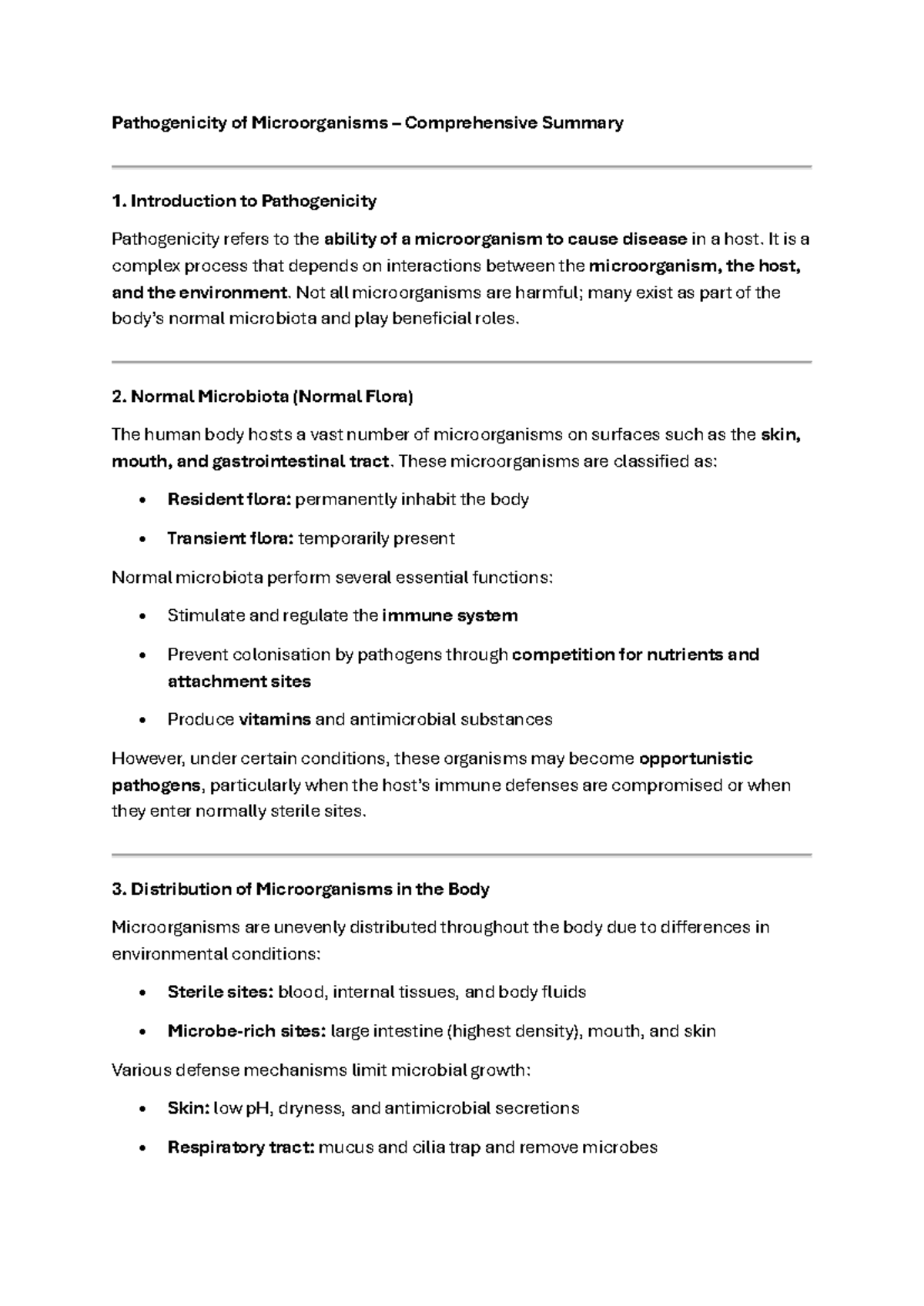 Pathogenicity of Microorganisms: Comprehensive Overview and Exam Prep ...