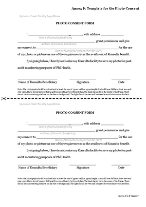 Annex G FPE Form - sample only - Annex G: Template for Health Screening ...